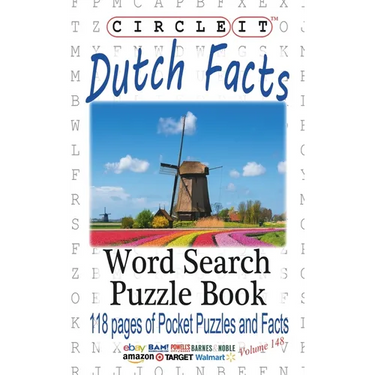 Circle It, Dutch Facts, Word Search, Puzzle Book