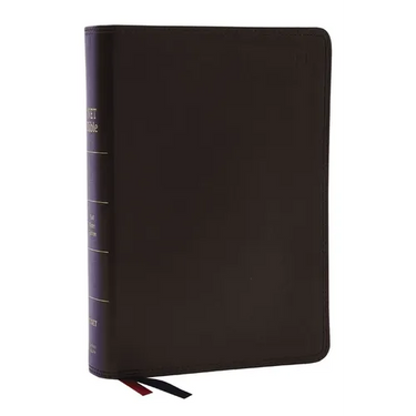 Net Bible, Full Notes Edition (Net, Black Leathersoft, Comfort Print): Holy Bible