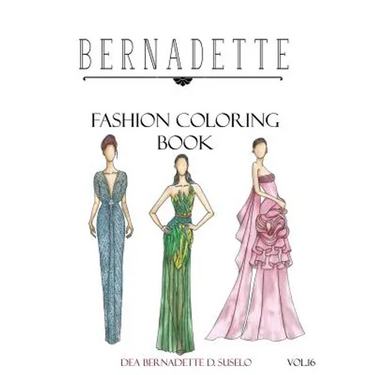 BERNADETTE Fashion Coloring Book Vol.16: Hollywood Glamour