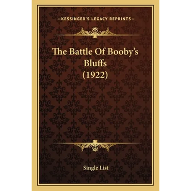 The Battle Of Booby's Bluffs (1922)