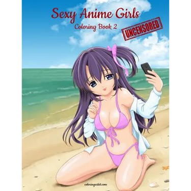 Sexy Anime Girls Uncensored Coloring Book for Grown-Ups 2