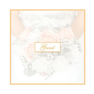 Guest Book for Weddings: Hard Cover Guestbook With 110 Pages 8.5 x 8.5 Sign In Memory Book Keepsake For Wedding Guest, Bridal Shower, Anniversary Part