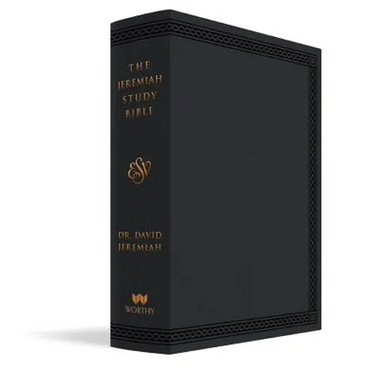 The Jeremiah Study Bible, Esv, Black Leatherluxe: What It Says. What It Means. What It Means for You.