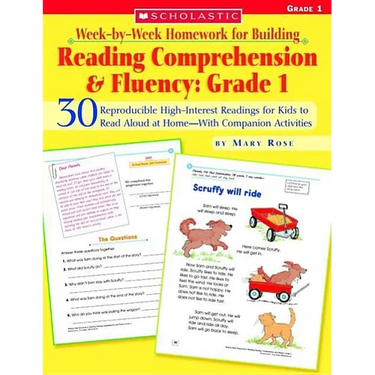 Week-By-Week Homework for Building Reading Comprehension and Fluency: Grade 1