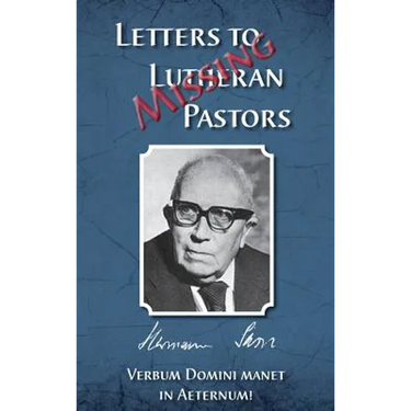 Missing Letters to Lutheran Pastors, Hermann Sasse