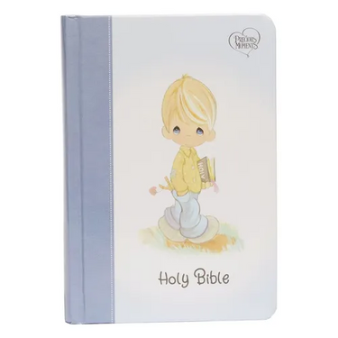 Nkjv, Precious Moments Small Hands Bible, Blue, Hardcover, Comfort Print: Holy Bible, New King James Version