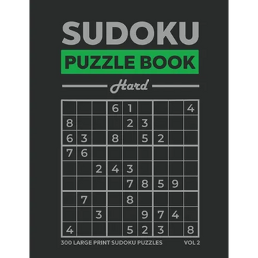 Sudoku Puzzle Book 300 Hard