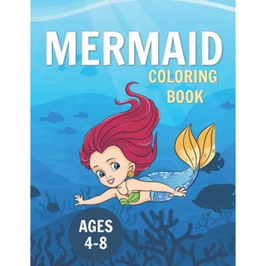 Mermaid Coloring Book: Mermaid Activity Books for Girls 4-8