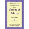 Marriage and Death Notices from the Genius of Liberty, 1817-1843