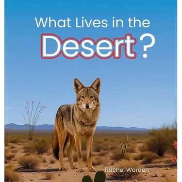 What Lives in the Desert?: A Rhythmic Picture Book for Early Learning, Visual Accessibility, and Joyful Discovery