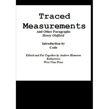 Traced Measurements And Other Paragraphs