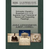 Schroeder (Gerald) V. Busenhart (J.C.) U.S. Supreme Court Transcript of Record with Supporting Pleadings