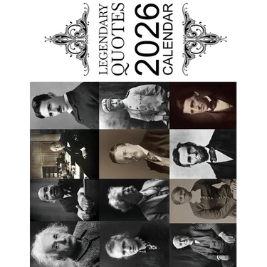 Legendary Quotes 2026 Calendar