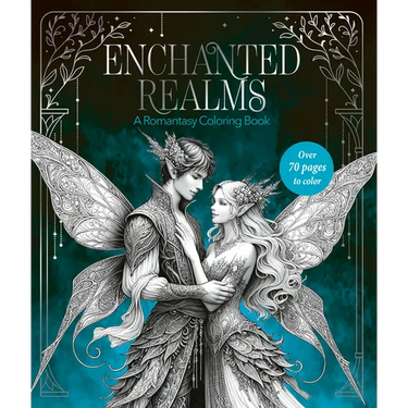 Enchanted Realms: A Romantasy Coloring Book