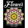 Flower Mandalas at Midnight Vol.2: Black pages Adult coloring books Design Art Color Therapy
