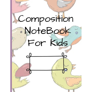 Composition NoteBook for Kids: Early Creative Kids Composition Notebook with Illustration Space and Dotted Midline Draw and Write journal for kids K-2