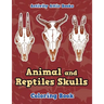 Animal and Reptiles Skulls Coloring Book