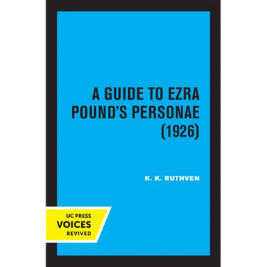 A Guide to Ezra Pound's Personae (1926)