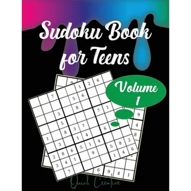 Sudoku Book For Teens: Medium Sudoku Puzzles Including 330 Sudoku Puzzles with Solutions, Great Gift for Teens or Tweens