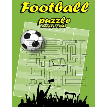 Football puzzle books for kids: Football Activity Book For Kids Aged 6-12