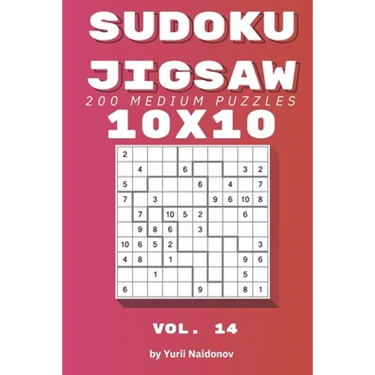Sudoku Jigsaw: 200 Medium Puzzles 10x10 vol. 14