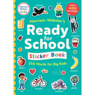 Merriam-Webster's Ready-For-School Sticker Book - Perfect for Pre-School & Kindergarten
