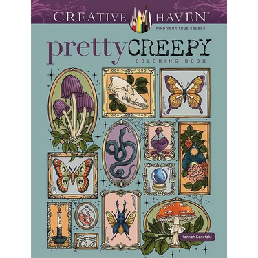 Creative Haven Pretty Creepy Coloring Book