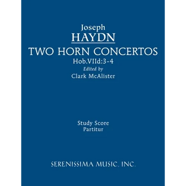 Two Horn Concertos: Study score