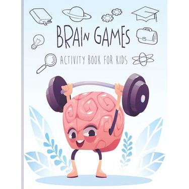 Brain games activity book for kids: Includes Relaxing Memory Activities, Puzzles, Sudoku, Word Searches, and More!