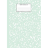 Marble Notebook A4: Mint Green College Ruled Journal