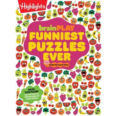 Brainplay Funniest Puzzles Ever: Over 200 Super Silly Brain Games, Wacky Activities and Hilarious Puzzles, Funny Gift for Kids Ages 7 and Up