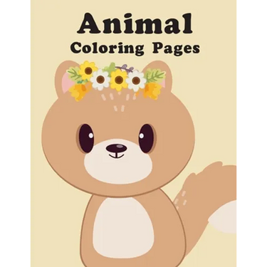 Animal Coloring Pages: picture books for seniors baby