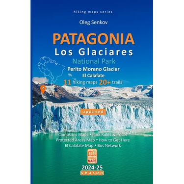 PATAGONIA, Los Glaciares National Park, Perito Moreno Glacier, El Calafate, hiking maps