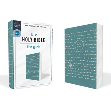 Niv, Holy Bible for Girls, Soft Touch Edition, Leathersoft, Teal, Comfort Print