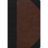 KJV Super Giant Print Reference Bible, Black/Brown Leathertouch, Indexed