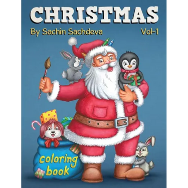Christmas Coloring Book for Kids: Winter Season Book for Boys & Girls