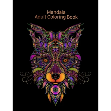Mandala Adult Coloring Book: Coloring for adults with protein, ostriches, rhinos and many other