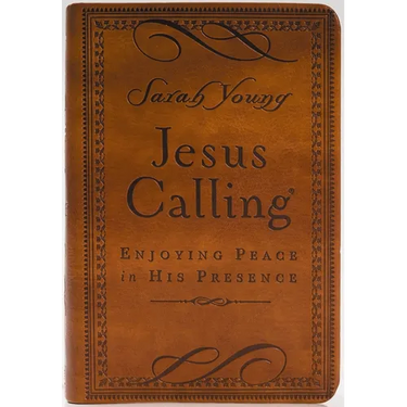 Jesus Calling, Small Brown Leathersoft, with Scripture References: Enjoying Peace in His Presence (a 365-Day Devotional)