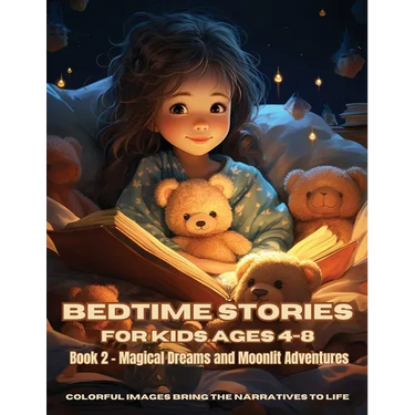 Bedtime Stories for Kids Ages 4-8: Book 2 - Magical Dreams and Moonlit Adventures