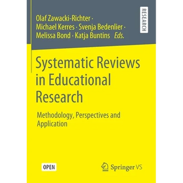 Systematic Reviews in Educational Research: Methodology, Perspectives and Application