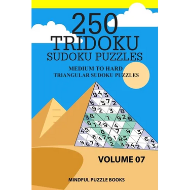 250 Tridoku Sudoku Puzzles: Medium to Hard Triangular Sudoku Puzzles