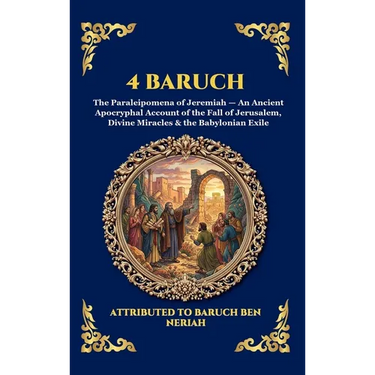 4 Baruch: The Paraleipomena of Jeremiah - An Ancient Apocryphal Account of the Fall of Jerusalem, Divine Miracles & the Babylonian Exile (Large Print