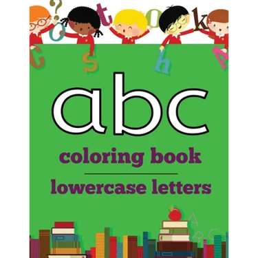 abc coloring book: lowercase letters