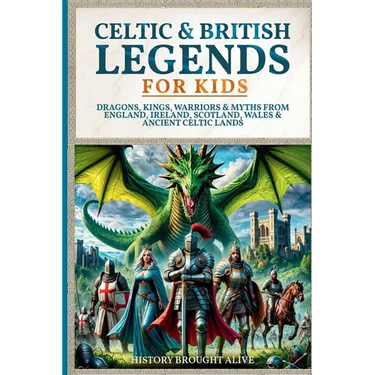 Celtic & British Legends For Kids: Dragons, Kings, Warriors & Myths From England, Ireland, Scotland, Wales & Ancient Celtic Lands: 5 books in 1