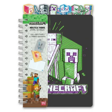 Minecraft: Hostile Mobs Spiral Notebook
