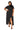 Mock neck back cape dress - Vysn