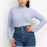 Mock Neck Long Sleeve Top - VYSN