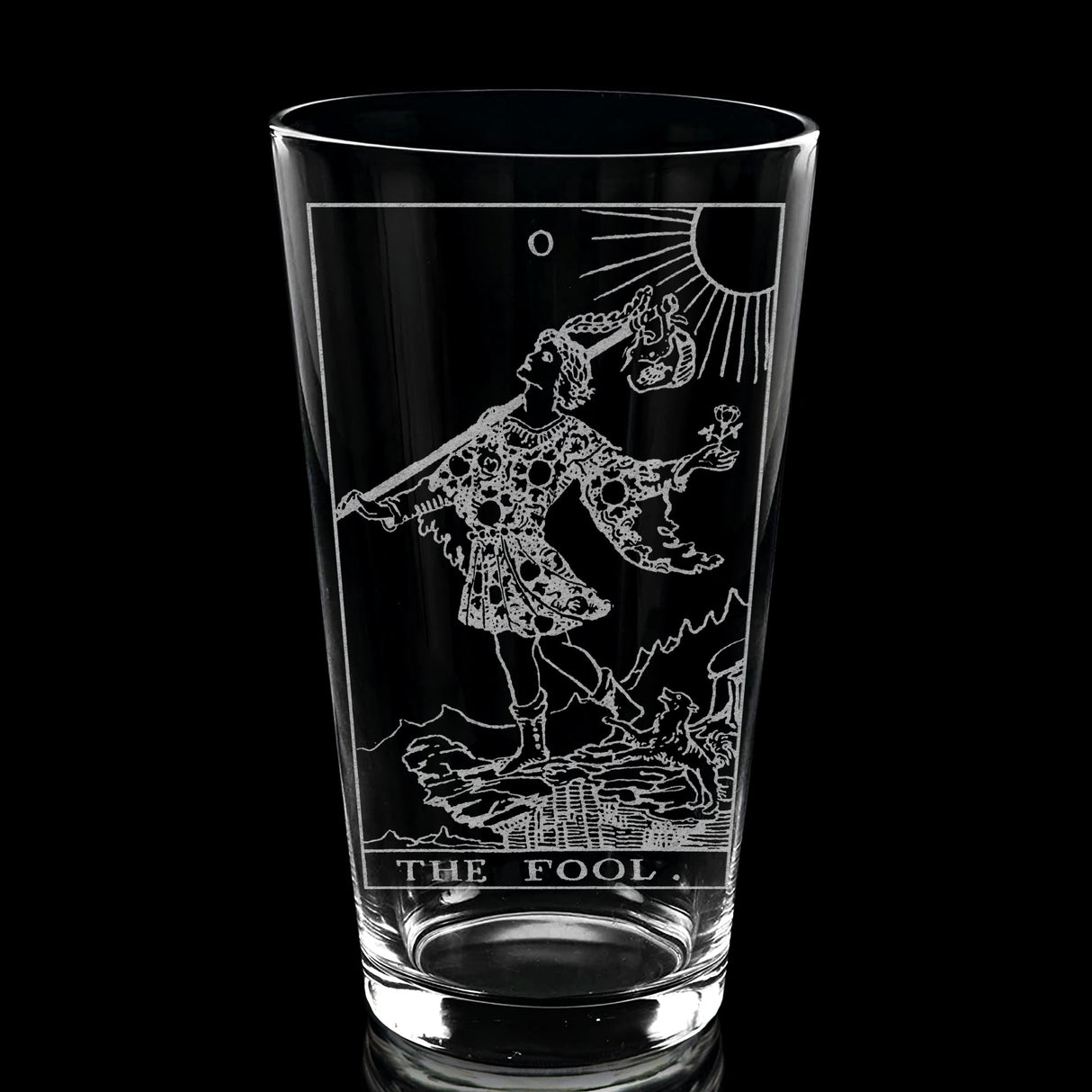 RIDER-WAITE TAROT CARD Pint Glasses by LumEngrave