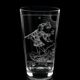 RIDER-WAITE TAROT CARD Pint Glasses by LumEngrave