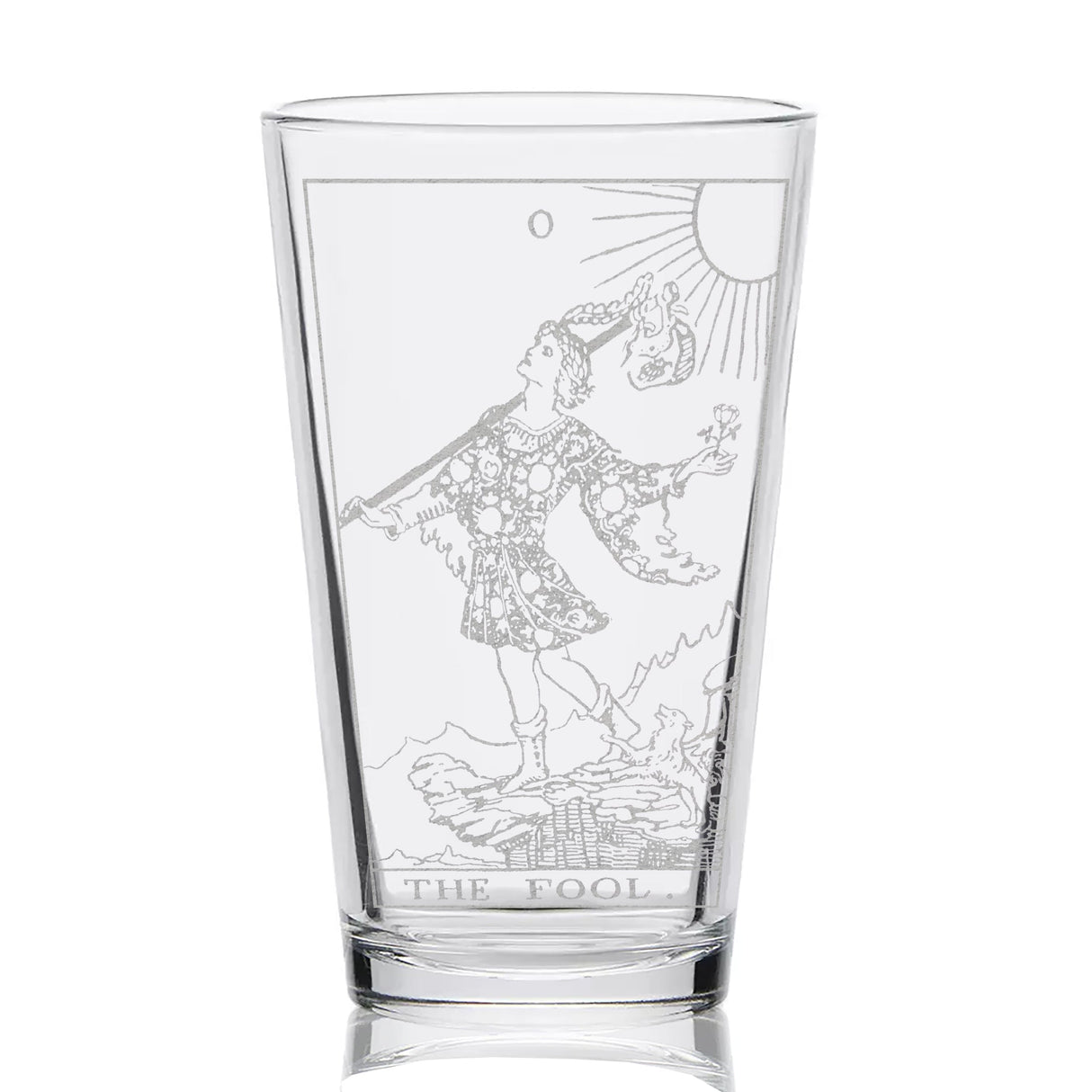 RIDER-WAITE TAROT CARD Pint Glasses by LumEngrave